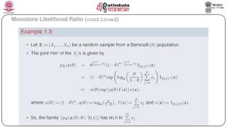 Monotone Likelihood Ratio I M 31 stat [upl. by Wes]