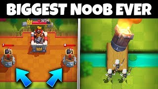 THE WORST PLAYER TO EVER EXIST in Clash Royale [upl. by Aneled940]