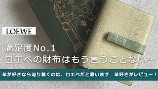 【 満足度No1はこれ 】最高峰ロエベのお財布はもうレビューすることがないくらい良いです。 [upl. by Nilek]