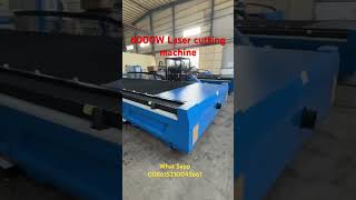 Carbon steel stainless steel Laser cutting machine 6000W  working Area 60002000 [upl. by Esinej]