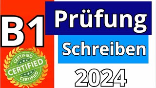 B1 Prüfung gast Schreiben Neu Modell DTZ 2024 [upl. by Assiram]