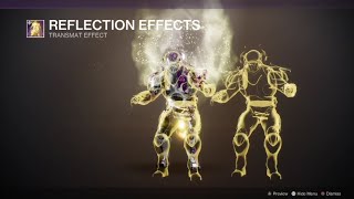 Reflection Effects transmat effect  Bright Dust  Weekly cosmetics for Bright Dust in Eververse [upl. by Yerrot]