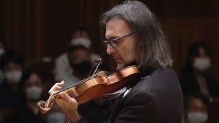 Leonidas Kavakos  Brahms Violin Concerto in D major  Herbert BlomstedtNHK Symphony Orchestra [upl. by Vipul350]