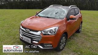 JAC T40  Detalhes  NoticiasAutomotivascombr [upl. by Yahiya553]