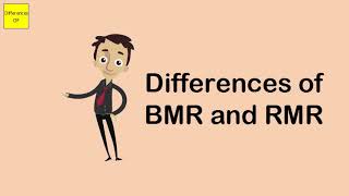 Differences of BMR and RMR [upl. by Newnorb219]