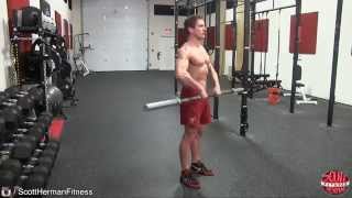 How To Barbell Upright Row [upl. by Bilbe]