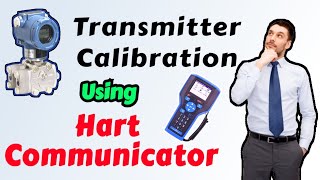 pressure transmitter temperature transmitter calibration using hart communicator instrumentation [upl. by Sherm]