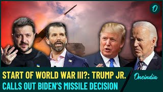 ‘Biden Wants WWIII’ Trump Jr Slams Bidens ATACMS Move Calls it a ‘Dangerous’ Missile Decision [upl. by Redvers628]