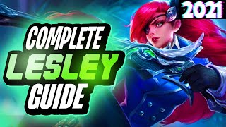 HOW TO USE LESLEY IN MOBILE LEGENDS 2021 [upl. by Natalie]