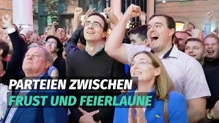 So reagieren die Parteien auf das erste Wahlergebnis [upl. by Cletis552]