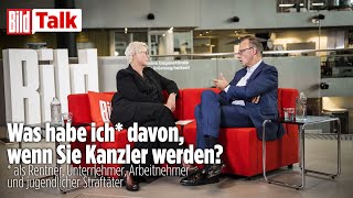 CDUChef Friedrich Merz erklärt seinen MachtPlan  BILD TALK mit Marion Horn [upl. by Eyllom]