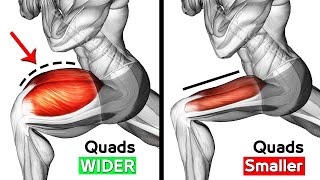 Best Exercises Quadriceps To Get Wide Leg Workout [upl. by Gnidleif]