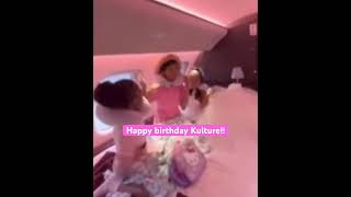 KULTURE ON HER WAY TO DISNEYLAND TO CELEBRATE BIRTHDAY cardib kulture offset megantheestallion [upl. by Verla670]