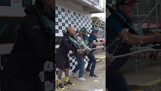 Champagne Showers and Cheers Junior Manx GP Podium Celebration 🇮🇲 [upl. by Robinet]