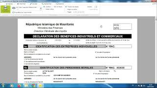 La Liasse fiscale selon lenvironnement mauritanien [upl. by Nnaeitak824]