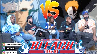 Ichigo vs Grimmjow Finale Bleach Ep 166 amp 167 REACTIONREVIEW [upl. by Lukin]