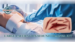 Large Laceration Wound Moulage with Bleeding Function [upl. by Dacie]