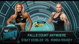 WCW THUNDER 44 Stacy Keibler v Ronda Rousey [upl. by Peg]