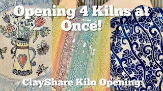 4 Kiln Openings At Once [upl. by Anila]