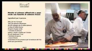 Ricetta Pescerisotto al salmone affumincato e pepe verde  Cook Academy [upl. by Addison867]