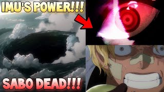 Imus Broken Devil Fruit and Haki Abilities Kills Sabo  One Piece Episode 1089 [upl. by Kathlene]