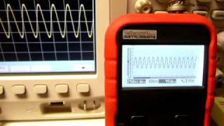 Velleman HPS140 new firmware jitter test [upl. by Sarnoff]