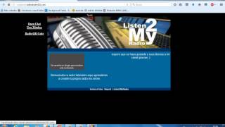 Tutorial para crear radio gratis en listen2myradio [upl. by Aelyak]