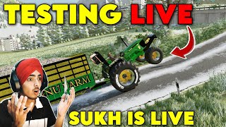 FARMING SIMULATOR 22 LIVE  sukhbhanguz [upl. by Aenet]