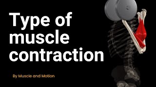 Type of muscle contraction [upl. by Douglass]