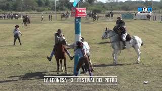 LA LEONESA 3 FESTIVAL DEL POTRO DOMA CRINA LIMPIA [upl. by Zoltai601]