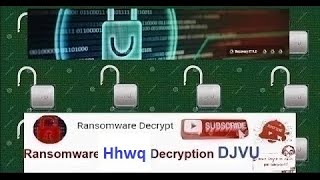 Ransomware Decryption Stop DJVU Virus Hhwq [upl. by Douty]