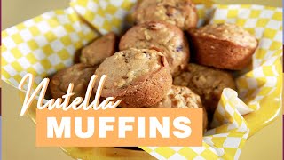 Super leckere Muffins mit cremiger NutellaFüllung [upl. by Curhan]