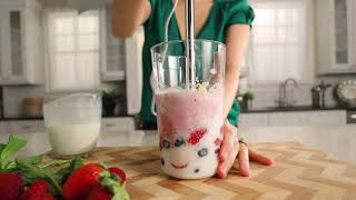 Make easy healthy smoothies with a bamix handheld processor [upl. by Llechtim]