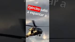 SOLDADOS ESPANTARON A Sicarios Con Equipo Aéreo [upl. by Dett]