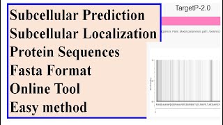 Prediction of Subcellular localization Genomewidestudy TargetP [upl. by Secilu]