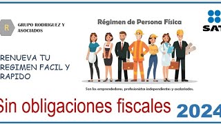 Sin Obligaciones Fiscales Cambia tu régimen fiscal y da de baja tus actividades económicas [upl. by Llenhoj]