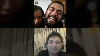 Gehan Blok and Dino Corera funny Instagram live streaming moments [upl. by Ennairak]