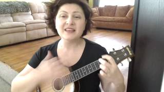 Kathryn Burke sings Everyone Says I Love You with Ukulele [upl. by Nylavad]