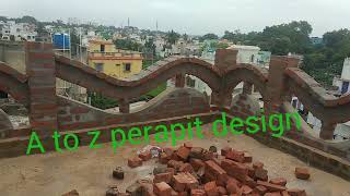 parapet design wall parapet new design R M SADRUL RAJMISTIRI [upl. by Asteria]