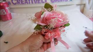 Easy Corsage Tutorial [upl. by Anaet]