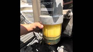 DIY changing your fuel water separator Cascadia [upl. by Marielle]