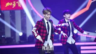 POLAR LIGHT140214 Hunan TV recording Growl remix BAEKHYUN [upl. by Cha]