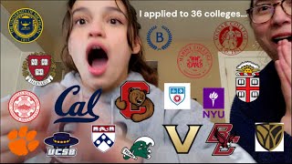 COLLEGE DECISION REACTION 2023  IVIES UCs T20s and MORE [upl. by Mireille]