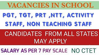 Teaching and admin Vacancies in school [upl. by Nared508]