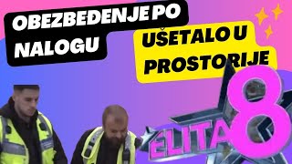 Obezbedjenje po nalogu produkcije usetalo u prostorije Elite intervenicija planirana za 3 takmicara [upl. by Norbel]