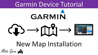 How to install a new map on a Garmin Device [upl. by Nimajnab]