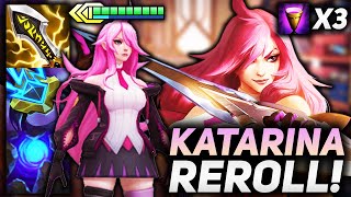 3 STAR KATARINA REROLL 2020 ME NO PIVOT ME NO SCOUT  Teamfight Tactics Patch 1123 [upl. by Asilanna573]