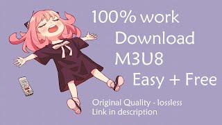 How to download m3u8 to mp4 no quality loss [upl. by Job]