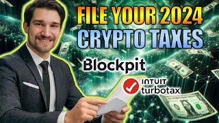 How to Filed your Crypto Taxes Using Blockpit amp TurboTax USA Form 8949 1099MISC 1099B  2024 [upl. by Calie421]