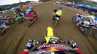 GoPro Ken Roczen Moto 2  Glen Helen MX Lucas Oil Pro Motocross Championship 2015 [upl. by Heer]